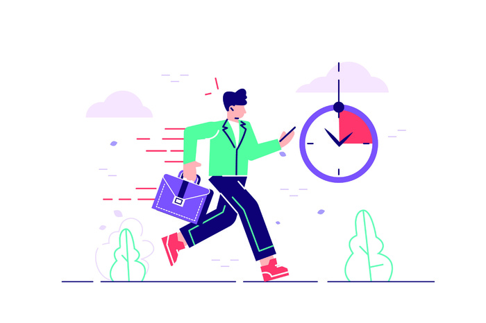 扁平化人物场景办公互联网等距ai矢量设计网页海报UI素材插画