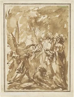 人物素面艺术装饰画挂画