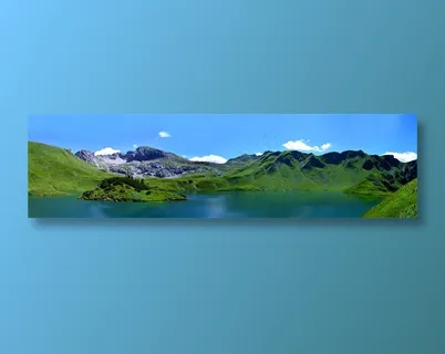 阿尔卑斯山全景摄影图片