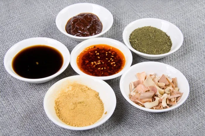 调味料火锅配料美食调味品辣椒酱葱姜蒜