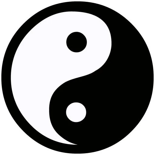 Yin and yang PNG免抠(2400x2400)