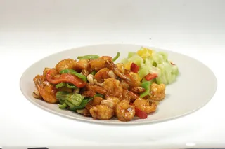 1珍果辣爆虾 石磨坊