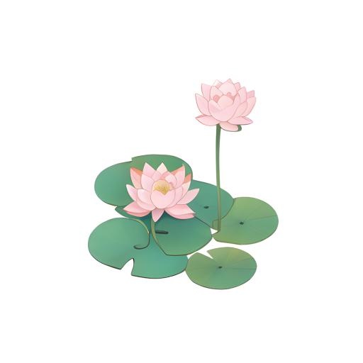 荷花莲花免抠