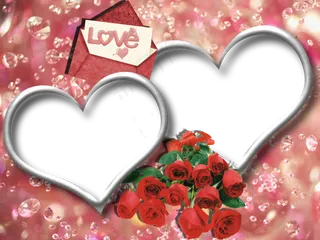 爱情相框素材图片下载