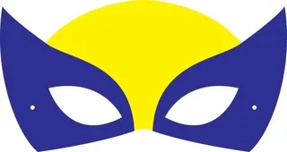 金刚狼面具 PNG免抠