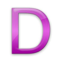 字母D PNG免抠(256x256)