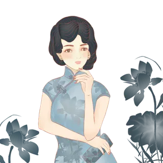 传统旗袍美女 (126)