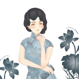 传统旗袍美女 (126)