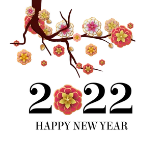 2022新年艺术创意字体虎年3D立体标题数字文字png免抠字素材