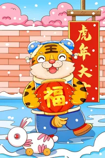 虎年 虎年图片海报