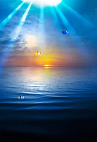 风景海报PSD素材