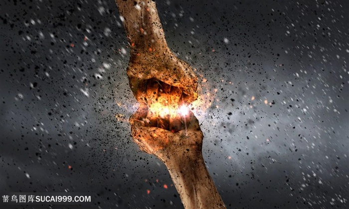 对战的拳头创意高清图片