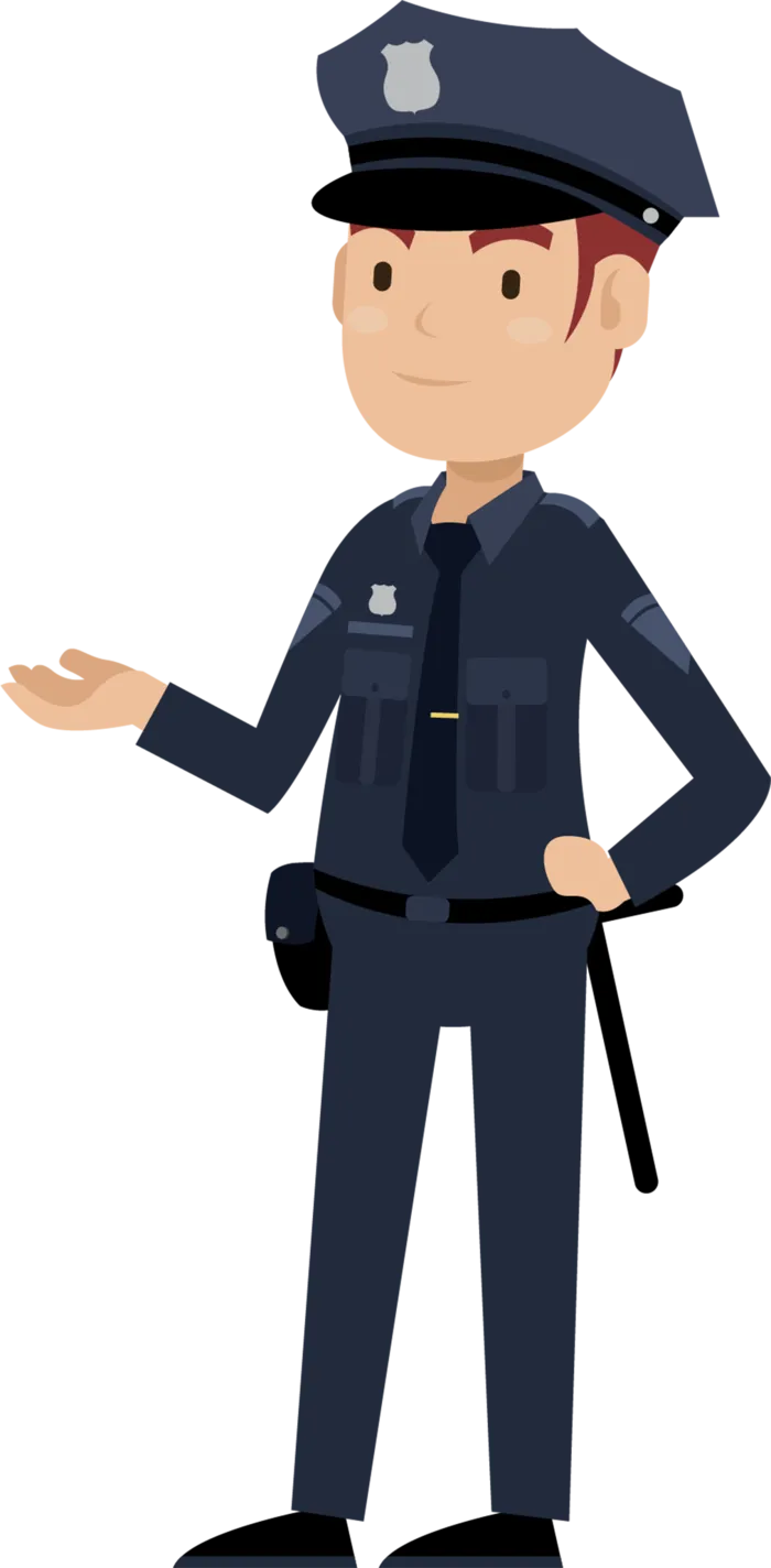 警察卡通制服