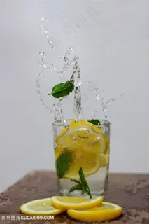 创意柠檬水图片