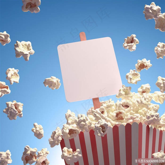 甜品爆米花高清图片