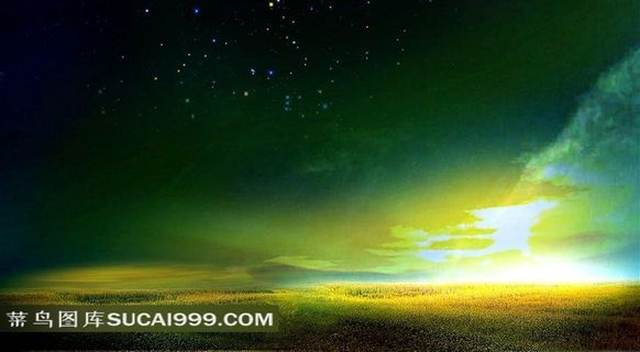 草原星空晨光 草原星空晨光