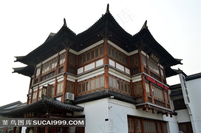 古色古香的淹城古建筑