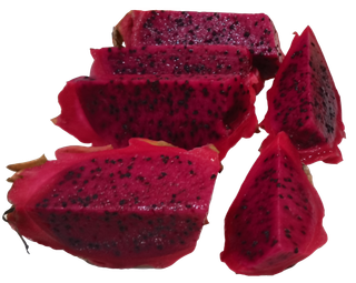 切好的红心火龙果果切免扣实物实拍摄影元素素材