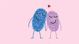 可爱指纹情侣图片