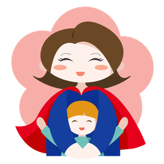 母亲节超人母亲png免扣素材