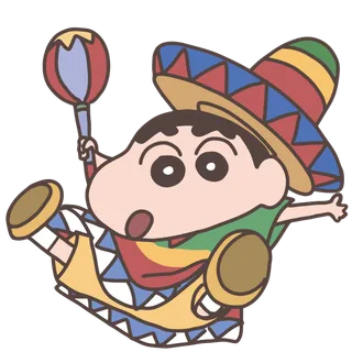 蜡笔小新可爱人物免扣素材