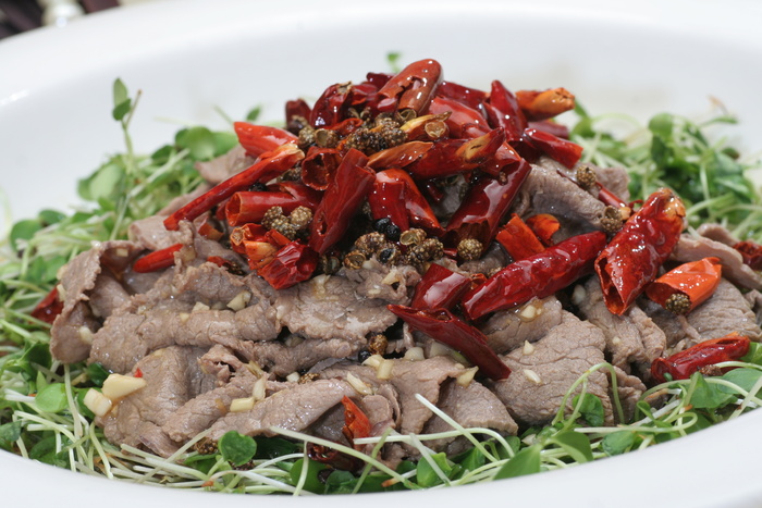 油泼鹿肉