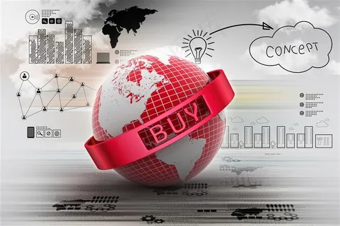 地球商业图表背景