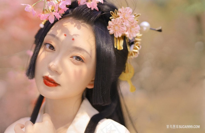 唯美诗画古装美女图片