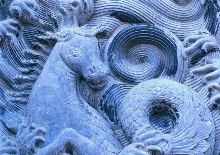 浮雕石刻北京故宫摄影图片