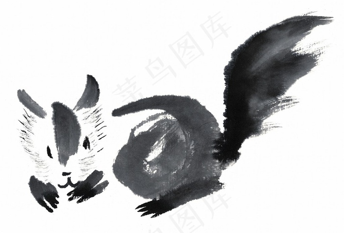 家畜工笔图片素材