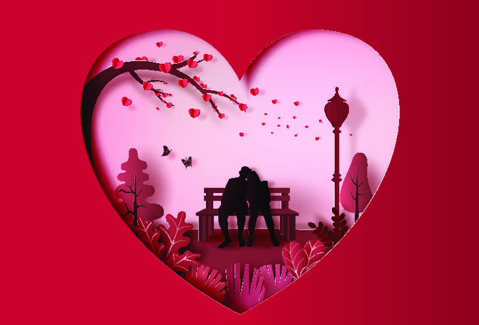 2.14情人节高端大气矢量插画