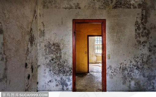 城市废墟-废弃的居民建筑