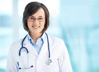 戴眼镜的女医生高清图片