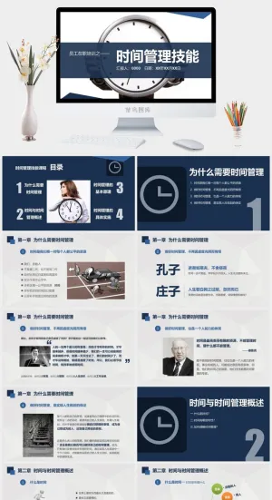 时间管理PPT模板