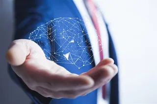 商务人士与大脑高清图片