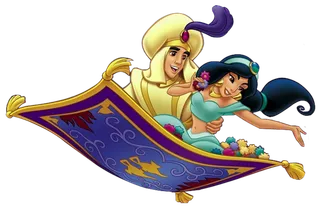 神话飞毯卡通素材简笔画