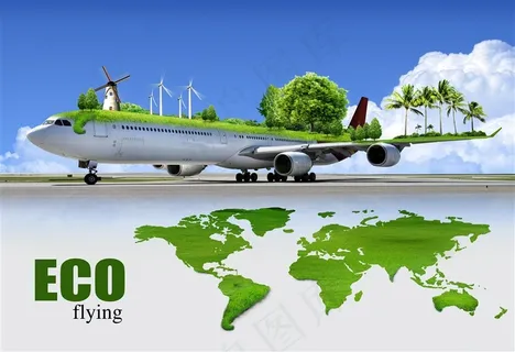 创意绿色生态环保大图