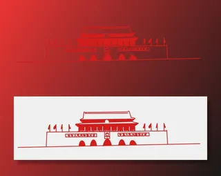 *建军节建党国庆节党建元素图片 卡通手绘PNG透明免扣PS素材