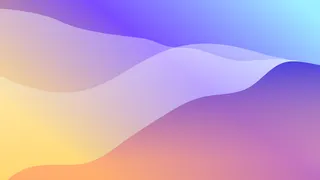 极简剪纸波浪弥散光渐变背景图