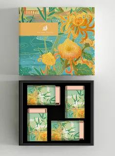 高端品牌茶叶包装盒纸袋智能贴图样机产品效果图展示PSD素材模板