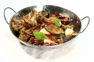 37干锅驴板肠 髙建明驴肉火锅