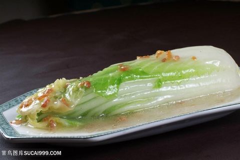 金钩白菜中华美食摄影图