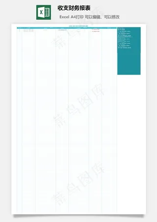 收支财务报表