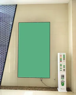 商场室内电梯场景海报样机