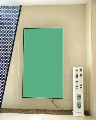 商场室内电梯场景海报样机