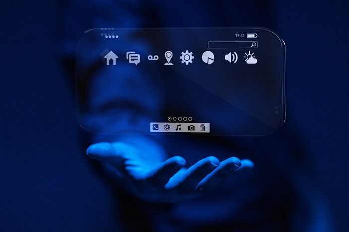 手托起的商务图标高清图片