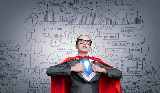 商务女超人高清图片职场人物