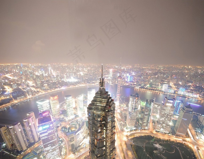 城市壁纸灯光闪