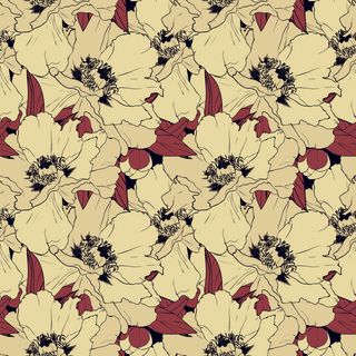 花卉唯美手绘花朵面料纹理手机壳布料面料印花服装矢量图案素材