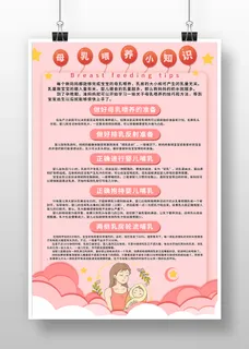 母乳 喂养 小知识 宣传 海报
